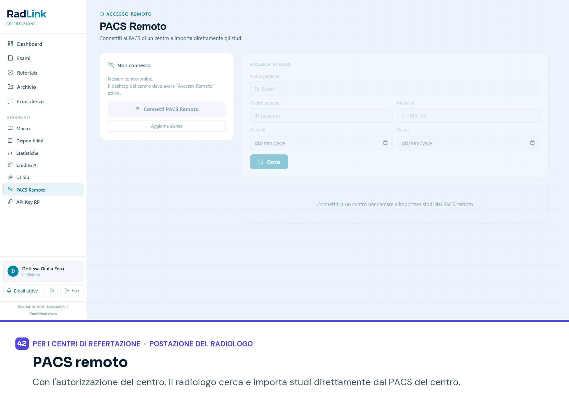 PACS e flussi DICOM